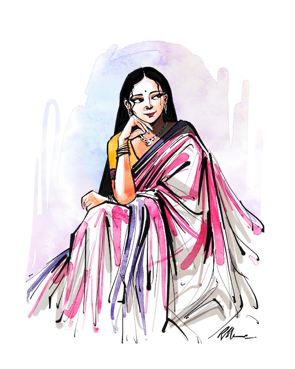 Women in saree 14